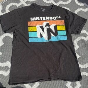 Nintendo Black Cotton T-Shirt